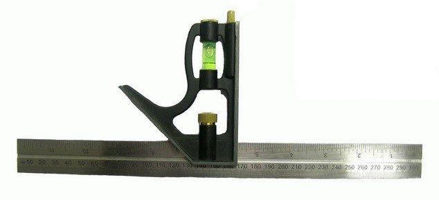 ECLIPSE - COMBINATION SQUARE - 300MM GRADUATED IN METRIC & IMPERIAL